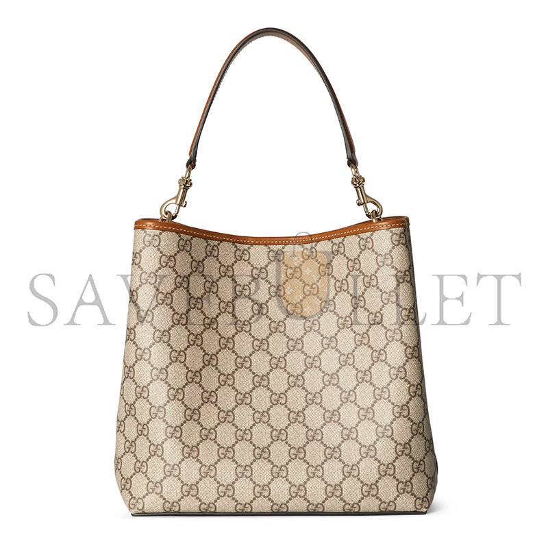 GUCCI GG EMBLEM MEDIUM BUCKET BAG 815103 (25*25*15.5cm) GUCCI GG EMBLEM MEDIUM BUCKET BAG 815103 (25*25*15.5cm)